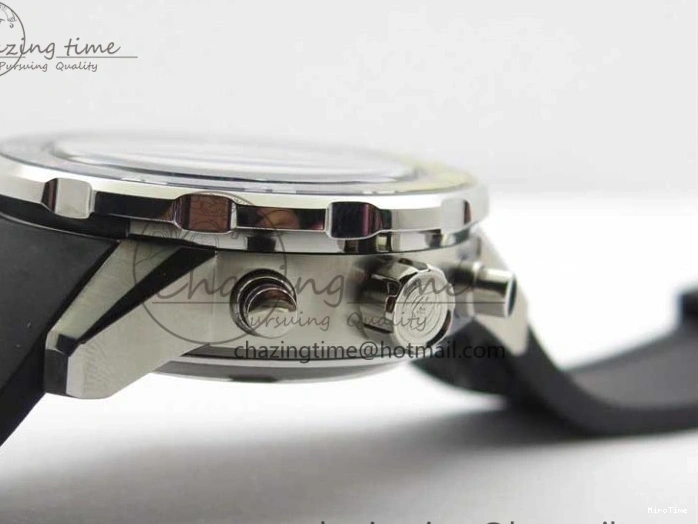 MIROTIME 0327 Aquatimer Chrono IW376702 SS BLS 1:1 Best Edition Black Dial on Black Rubber Strap A WellDesigned 7105